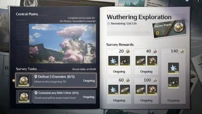 Wuthering Waves Exploration Event