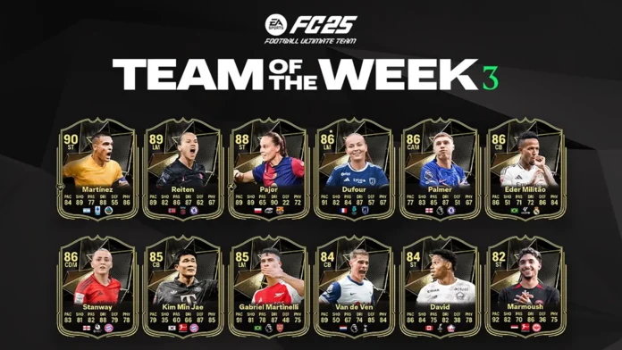 EA FC 25: TOTW 3 – I Migliori Giocatori della Settimana