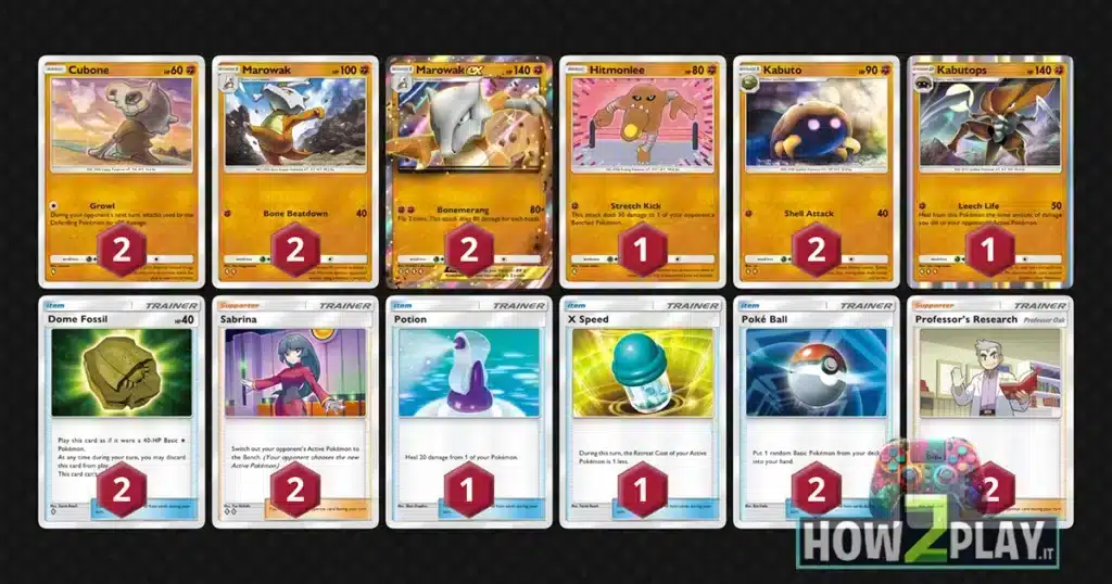 Marowak ex Deck – Guida Completa e Lista Carte per Pokémon TCG Pocket 4 Lista delle Carte del Mazzo Marowak ex