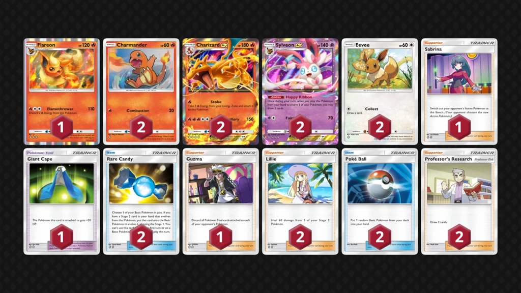 Nuovi mazzi meta su Pockemon Pocket - TOP 4 Luglio 2025 5 Charizard ex e Sylveon ex: Potenza da fuoco e consistenza